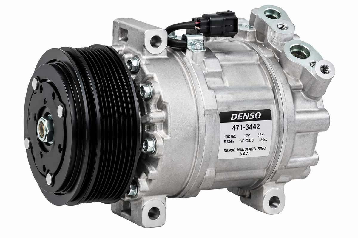 DENSO 471-3442 A/C Compressor 10S15C Freightliner Cascadia