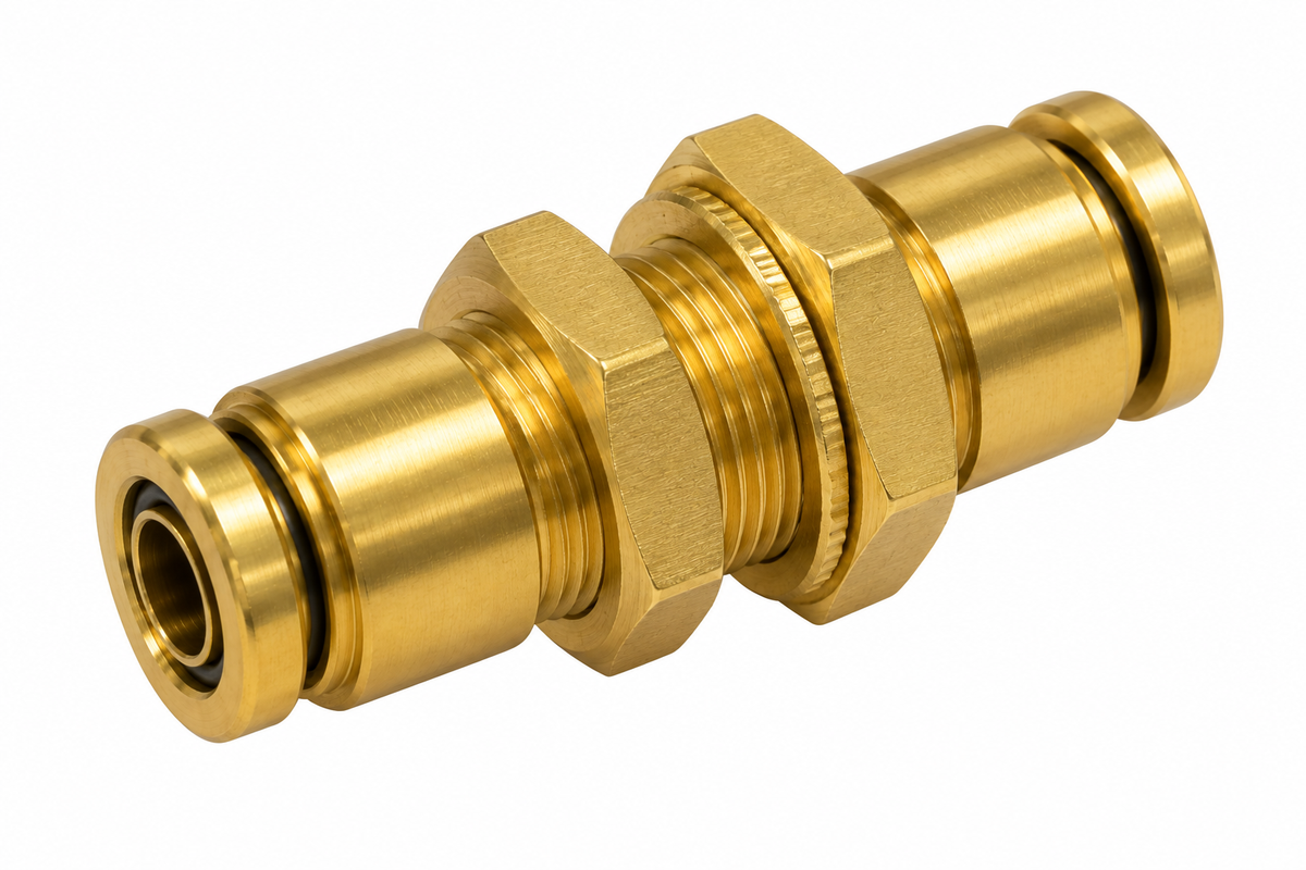 177.13B774 - Brass PLC Bulkhead U