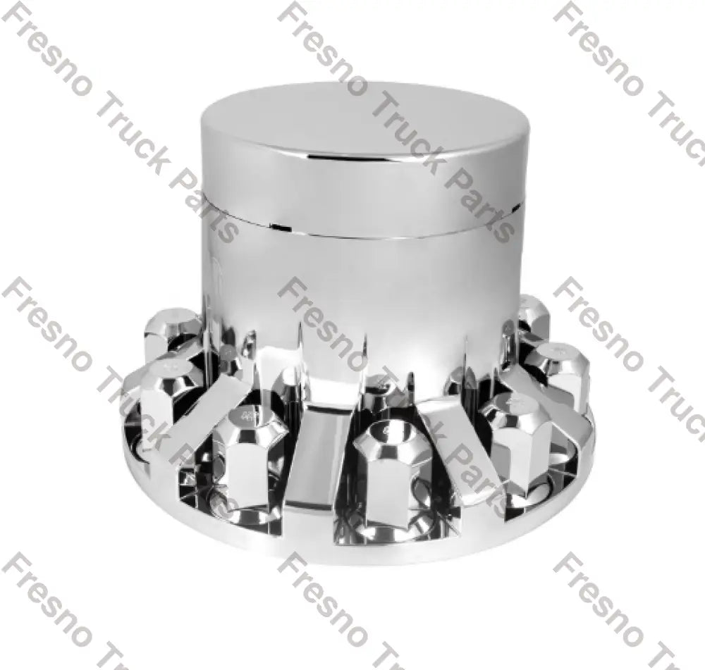 40265 Chrome Plastic Rear Axle Cover Sets with Locking Tabs