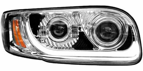 564.75096DC - RH Chrome Projector Headlamp PB