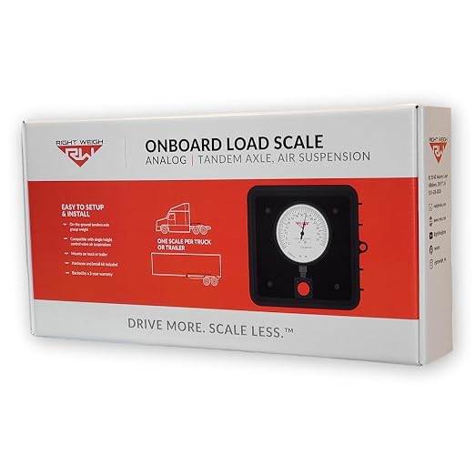 Right Weigh 310-54-RK Onboard Load Scale Kit Tandem Axle