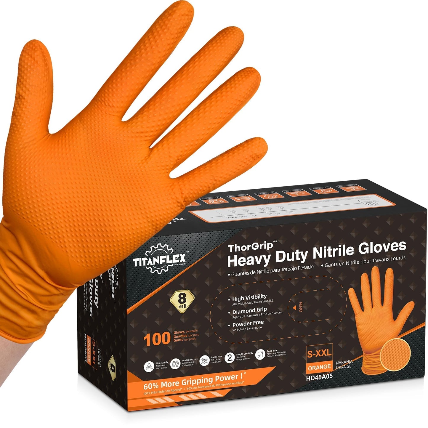 AMXGWON48100 - GLOVES NITRILE X-LAR