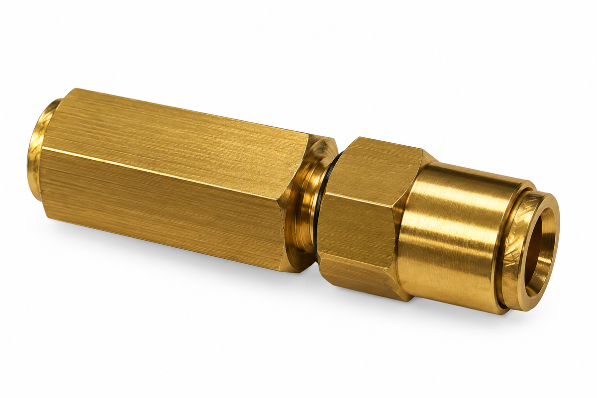 177.V8079640 - Brass PLC Bulkhead F