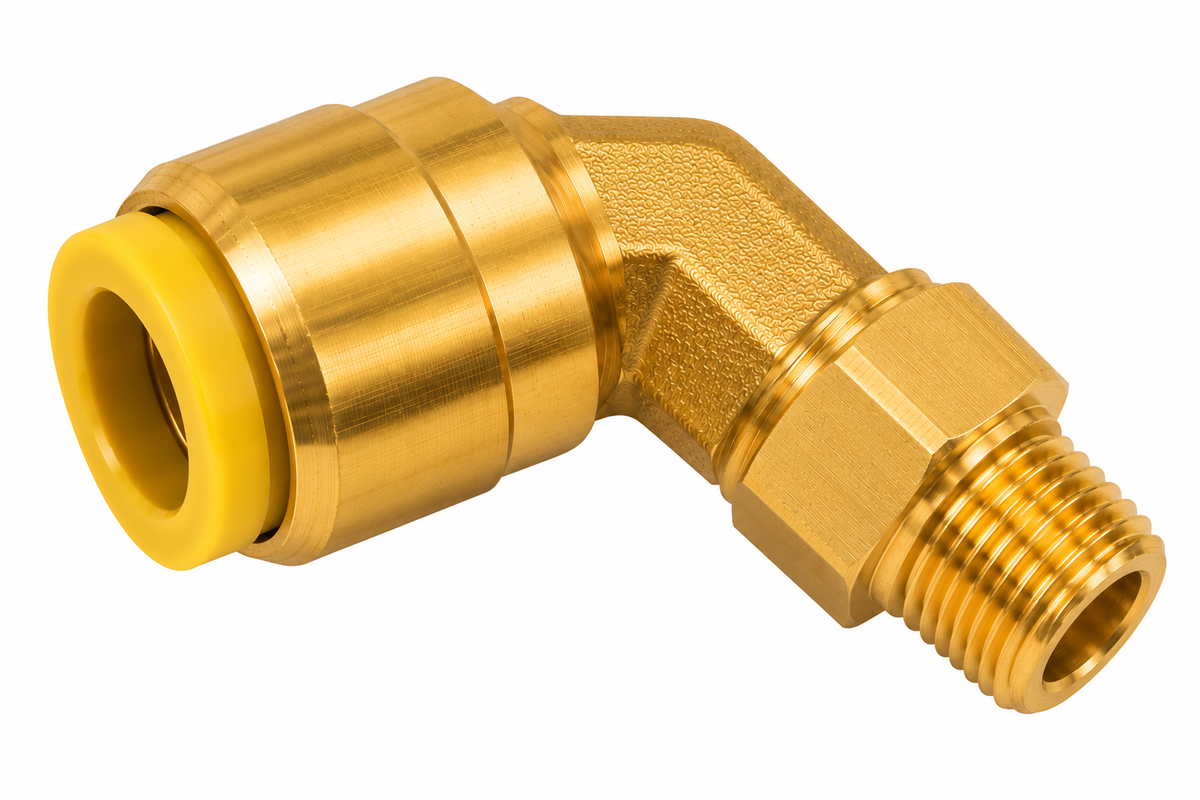 177.13B176A - Brass PLC 45 Deg NS