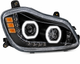 564.59091DBY - RH Black LED Halo Headlamp