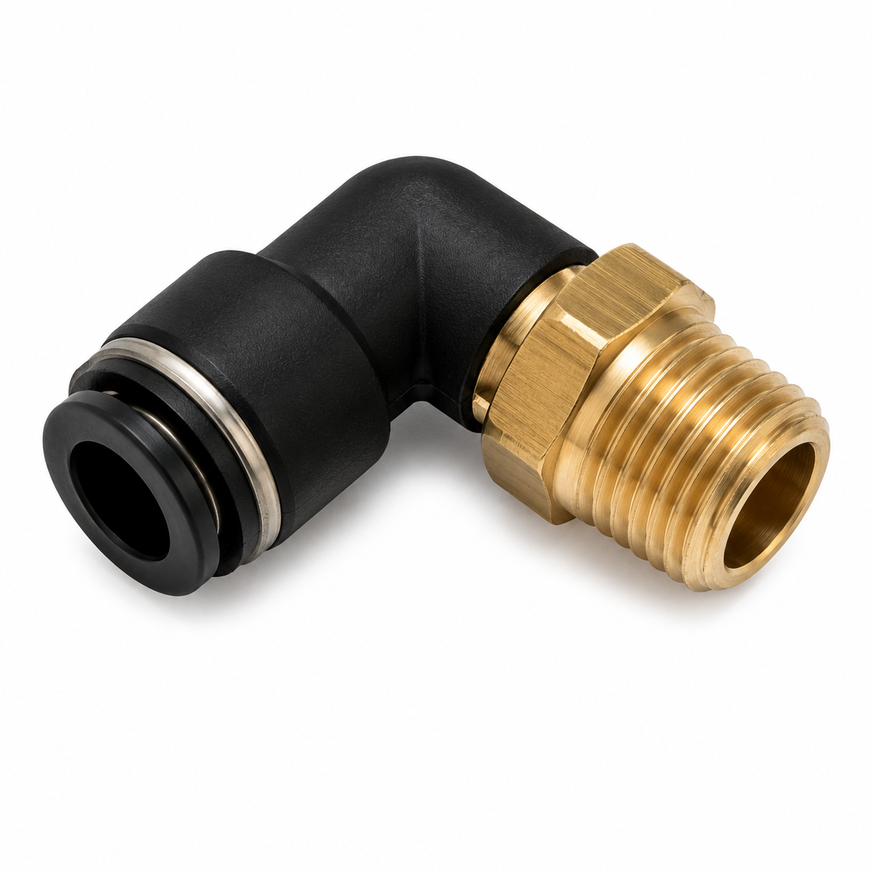 177.12C696D - PLC Swivel Male Elbo
