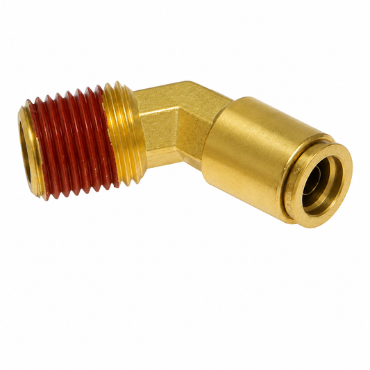 177.13B178D - Brass PLC 45 Deg NS