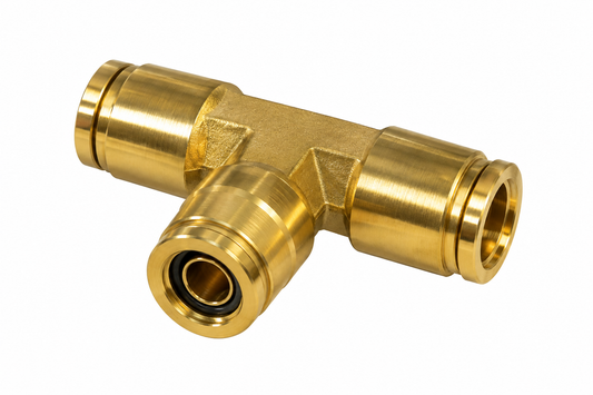 177.13B648 - Brass PLC Union Tee