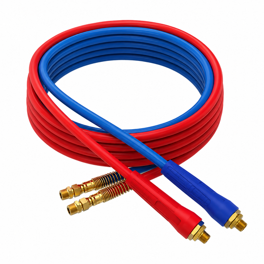 179.3040.12R - Rubber Air Line Red