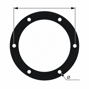 compare product 180.10619.1 - Gasket 6 Hole Type