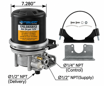 compare product 170.065612 - Air Dryer ADIP Type 12V-90W Assembly