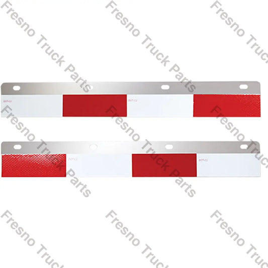 30961 Top Mud Flap Aluminum Plate with Reflector