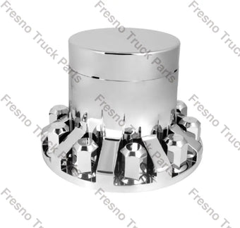 compare product 40265 Chrome Plastic Rear Axle Cover Sets with Locking Tabs