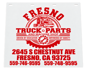compare product Fresno Truck Parts Custom Printed Mudflap 24x24 & 24x30