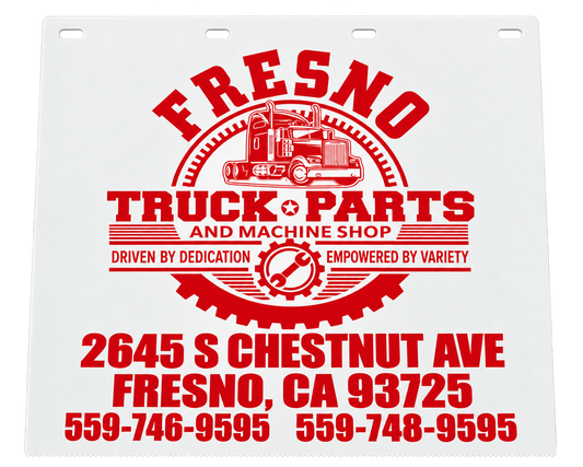 Fresno Truck Parts Custom Printed Mudflap 24x24 & 24x30