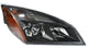564.46002RM RH LED Black Headlamp Freightliner Cascadia P4