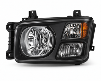 compare product 564.590107B - Headlamp LH Black Ke