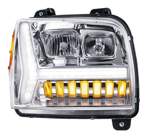 564.590108C - RH Chrome W990 Halogen Headlamp