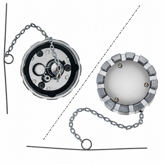 compare product 572.1048 - Fuel Cap Locking 3in