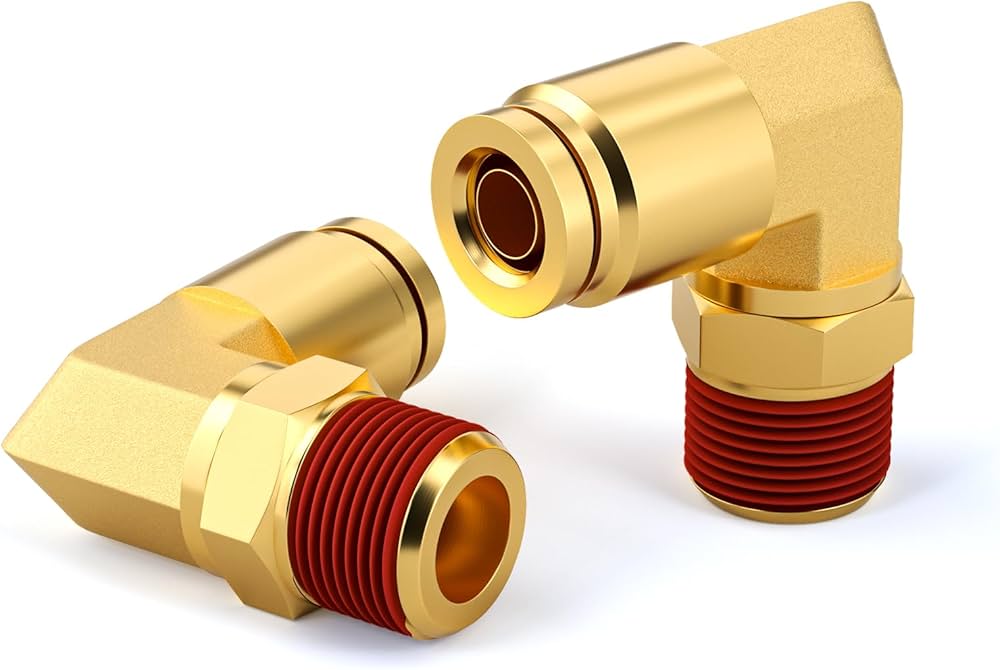 177.13B154B - Brass PLC Male Elbow