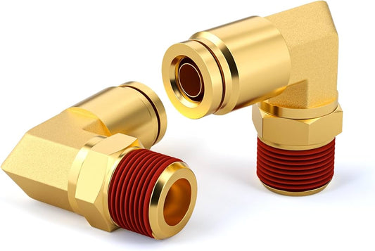 177.13B154B - Brass PLC Male Elbow