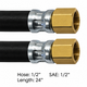 177.7524 - Air Hose Assy 1/2 ID 1/2 SAE DualSwl-24