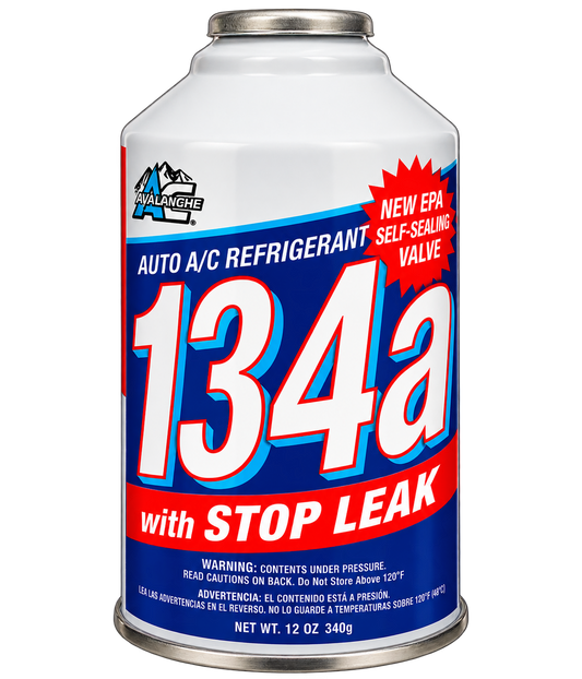 Avalanche R-134a A/C Refrigerant with Stop Leak 12 oz