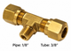 177.14726A - Male Branch Tee DOT 3/8IN x 1/8NPT