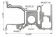 M903089GEL - Gear Housing Gasket Cummins ISX