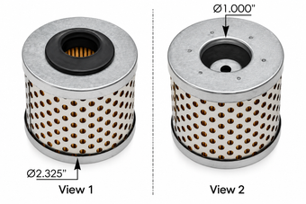 compare product 575.1077-F - Power Steering Fluid Filter
