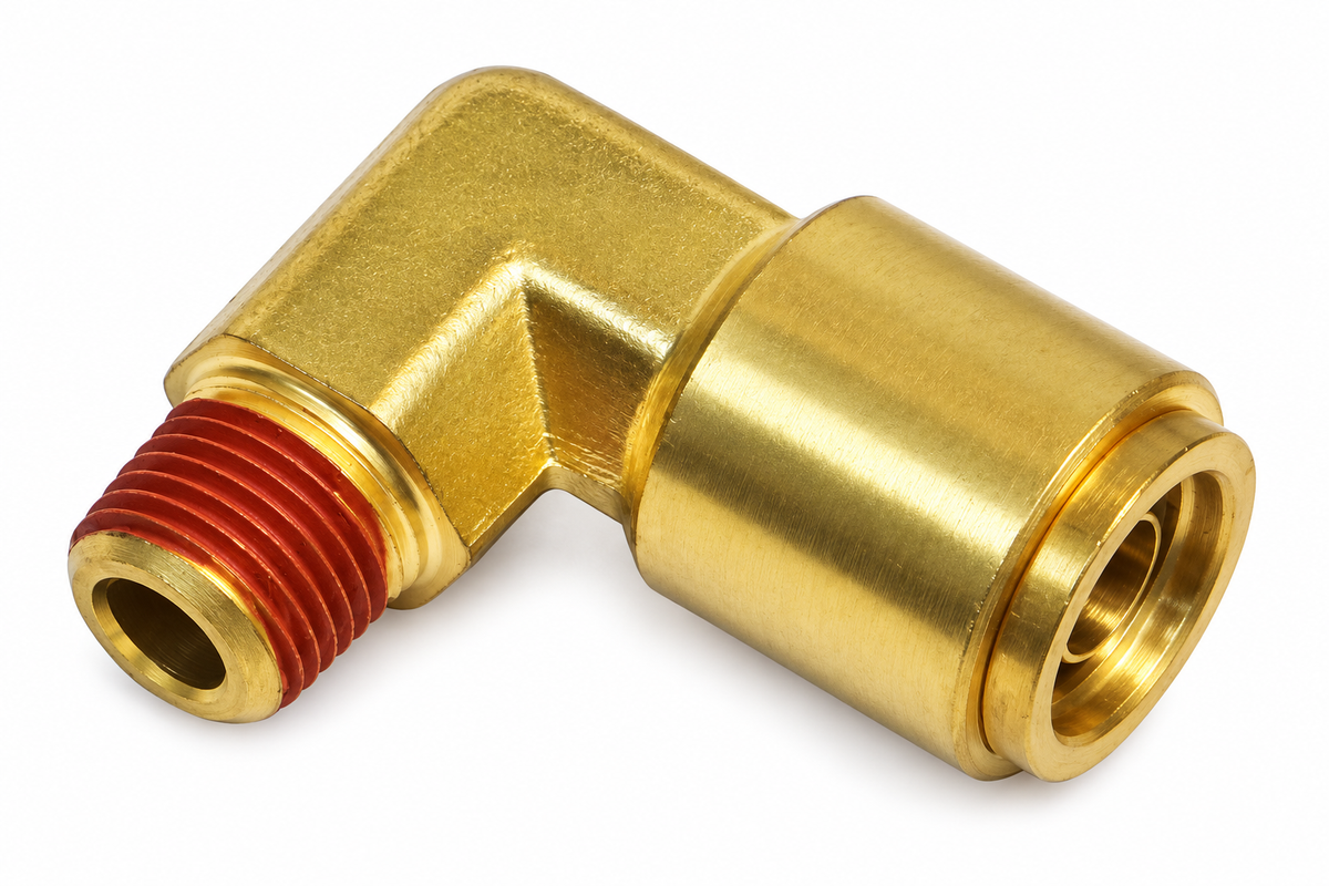 177.13B156A - Brass PLC Male Elbow