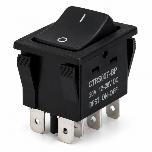 CTRS007-BP - 20A Rocker Switch On