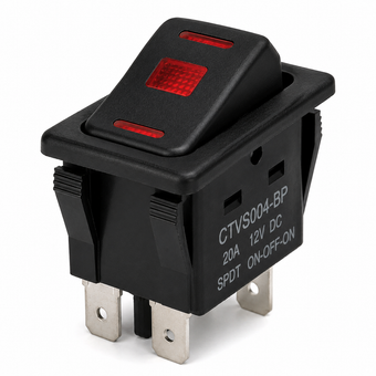 compare product CTVS004-BP - 20A Rocker Switch On