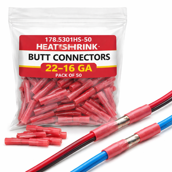 compare product 178.5301HS-50 - Butt Conn 22-16 GA H