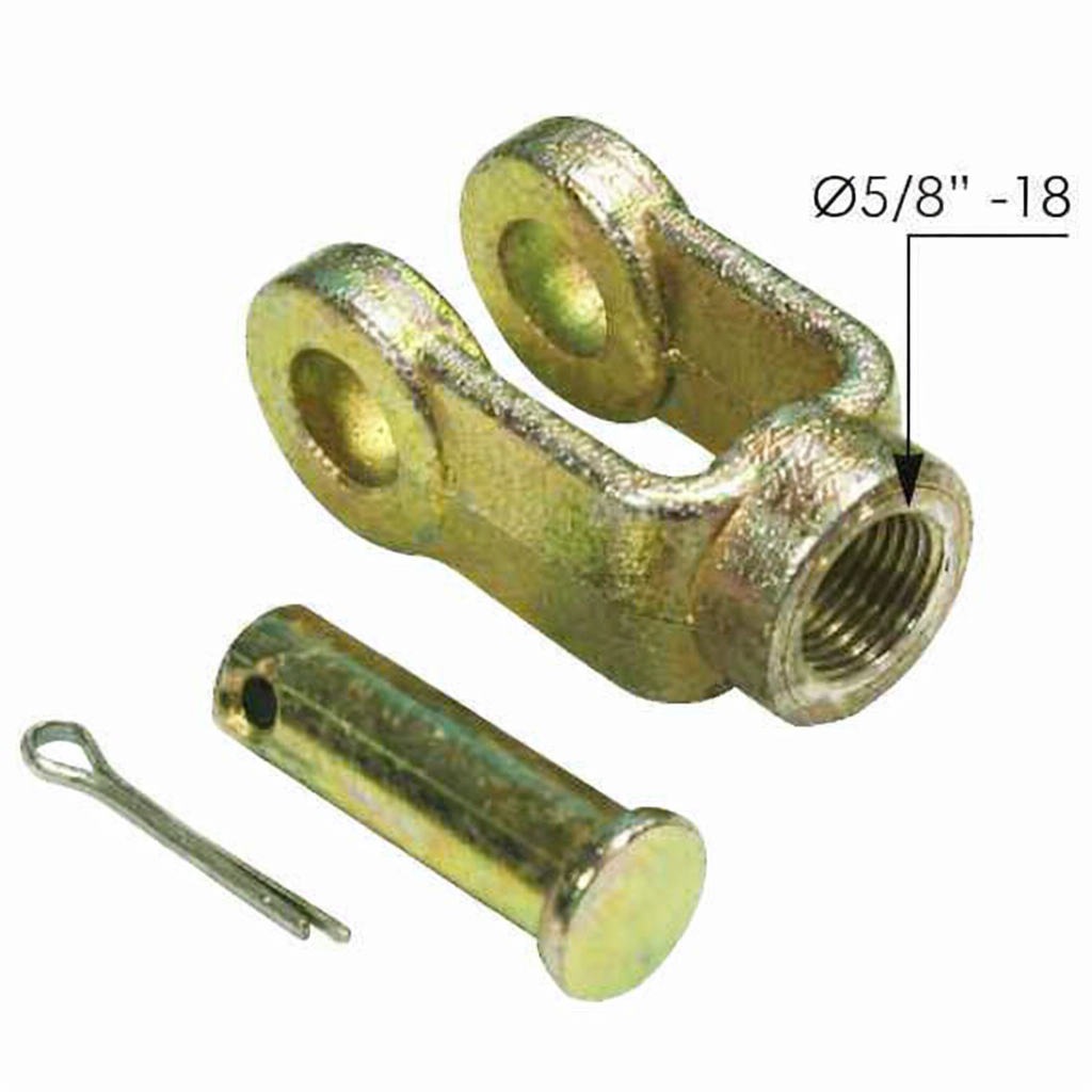 179.YK5820 Clevis Kit 5/8in Pin – Brake Linkage Hardware – FRESNO TRUCK ...