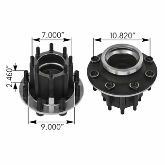 compare product 150.T1101.S4 - Outboard Mount Hub A