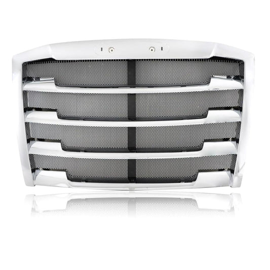 FR091A Chrome Front Grille with Bug Screen Freightliner Cascadia P4 2018+