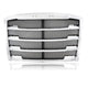 FR091A Chrome Front Grille with Bug Screen Freightliner Cascadia P4 2018+