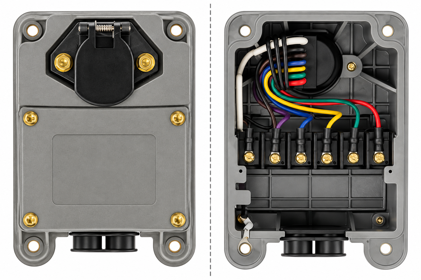 PHI16-8510 - QBOX™ Nosebox w/ QCS2® Socket