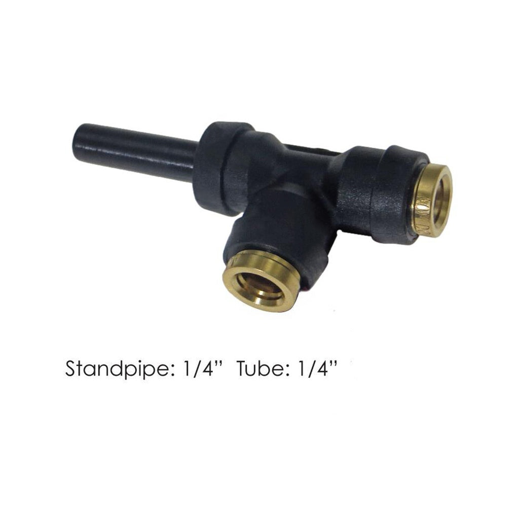 177.12C5144C - PLC Standpipe Run Tee 1/4 X 1/4 X 3/8in