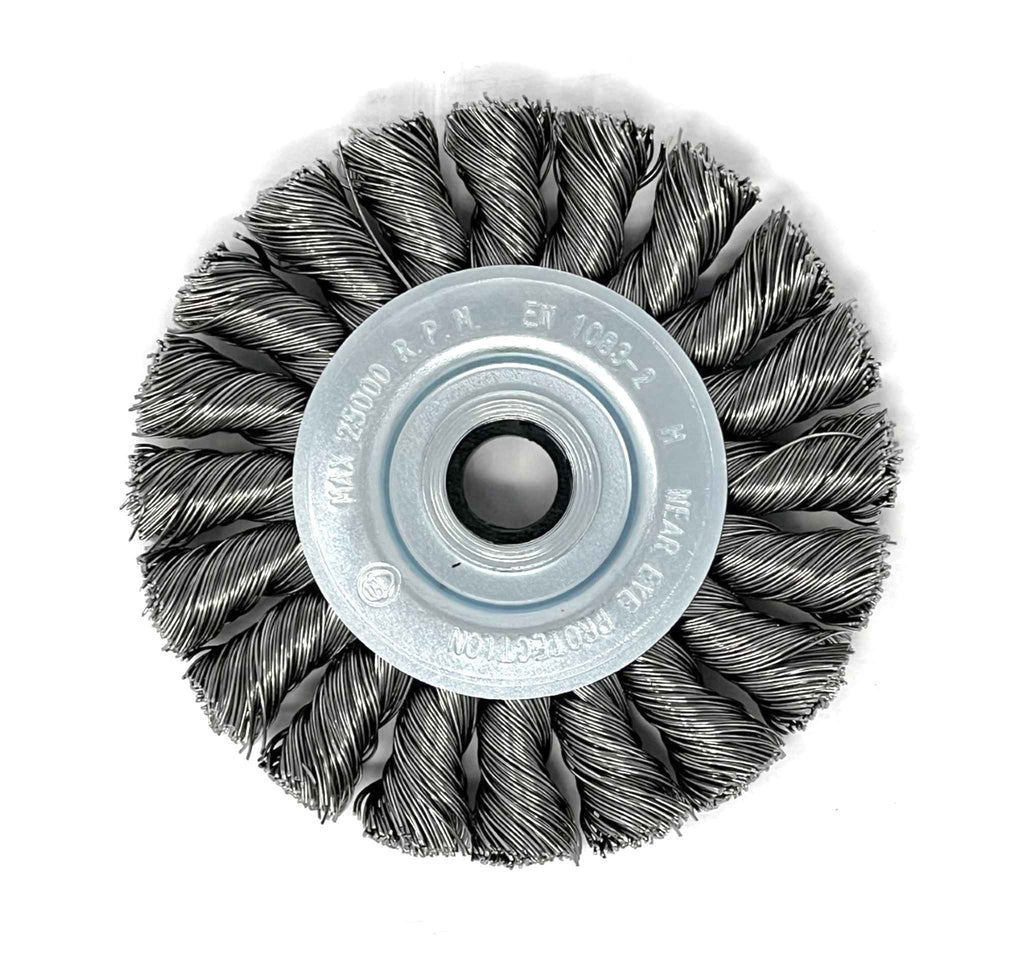 SHK14165 - 3in Twisted Knot Wire Wheel HD