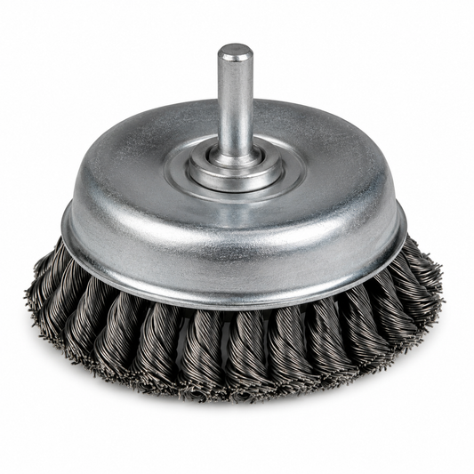 SHK14170 - 3 1/4in Mounted Knot Wheel - Heavy Duty