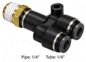 compare product 177.11614B - PLC Male Branch Y DOT 1/4in X 1/4in