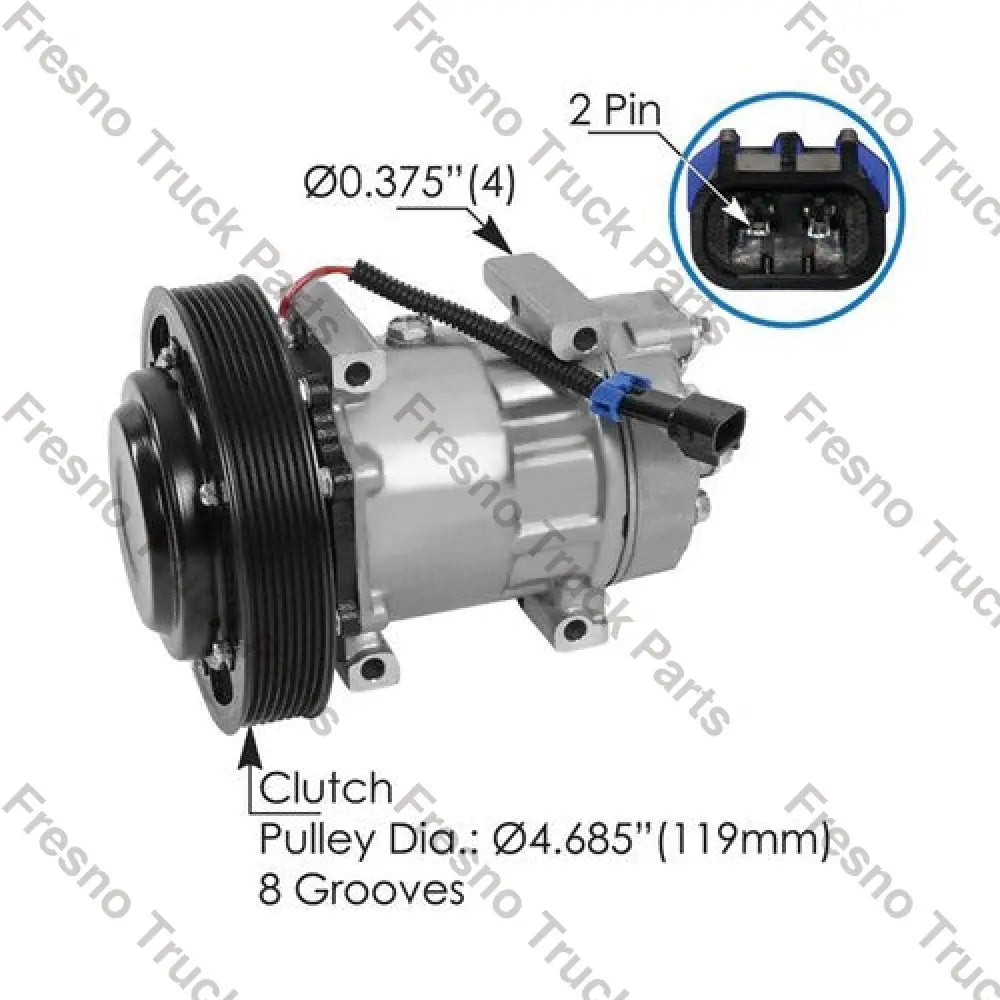 Automann 830.31098 Air Conditioning Compressor 7H15 Type - Air Conditioning Compressor