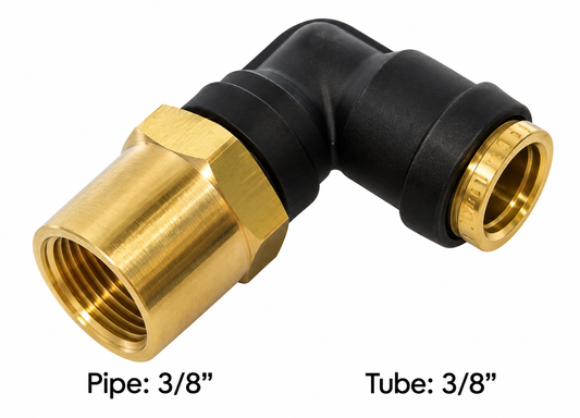 177.12C706C - PLC Female SWL Elbow DOT 3/8in X 3/8in