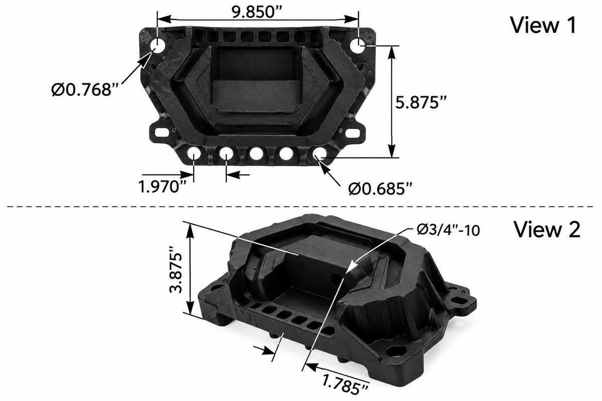M46852 - Motor Mount Freightliner