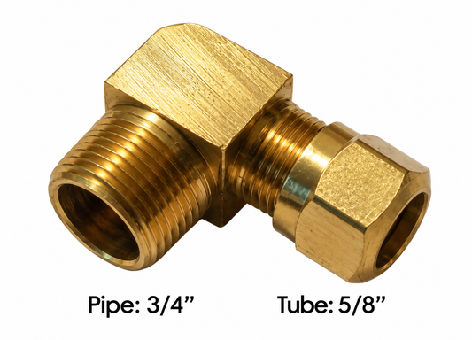 177.146910E - Male Elbow DOT 5/8IN x 3/4NPT