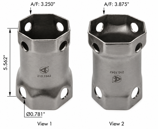 210.1942 - Socket Wrench 3-3/8in X 3-7/8in 8PT